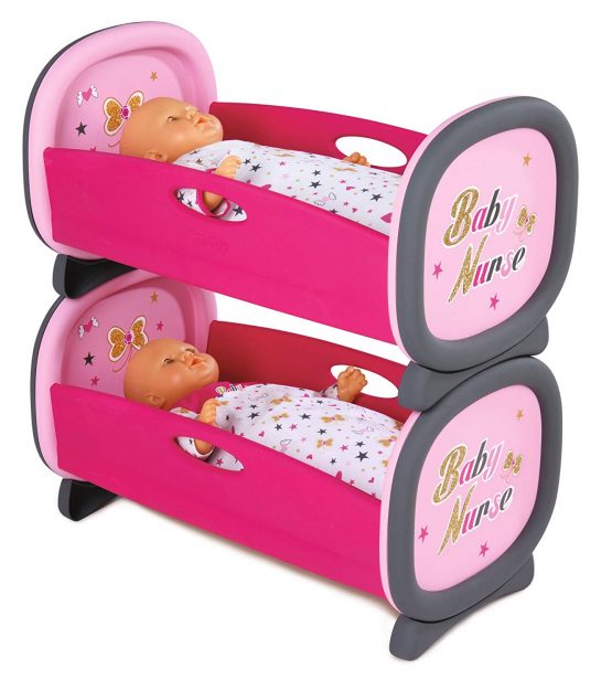 Baby Nurse Twins Doll Bed Toy