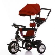 Three-wheeled Baby Pedal Stroller Red