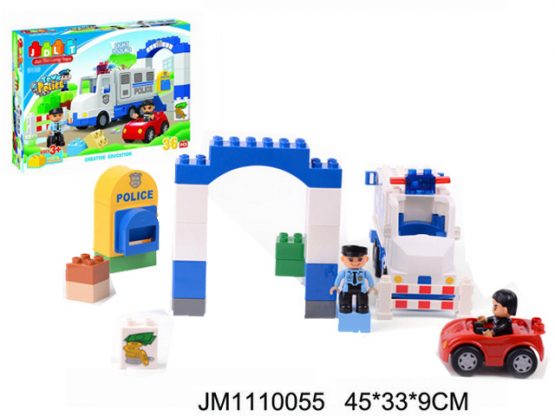JDLT Town Police Blocks Toy