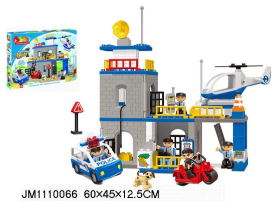 JDLT Town Police Blocks Toy